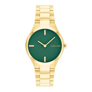 Calvin Klein Часы CK/ TIMELESS Fashion Elegant Wrist Watch Quartz Movement 30mm Green Dial Women's Watch 25200333