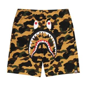 Шорты BAPE 1st Camo Shark Regular Fit Sweat Shorts, Yellow