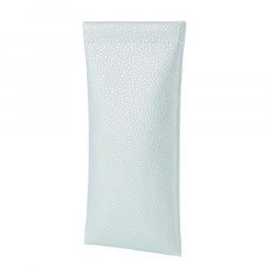 Сумка для очков с узором личи, портативная сумка для хранения очков 7,09 x 3,54 дюйма Unique Bargains, цвет Light Blue