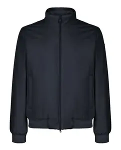 Мужской бомбер с экологичной подкладкой Geox, темно-синий