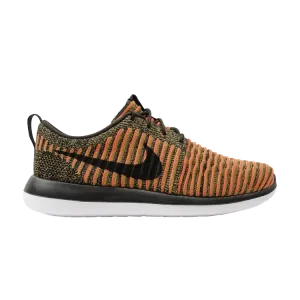 Кроссовки Nike Roshe Two Flyknit 'Max Orange', оранжевый