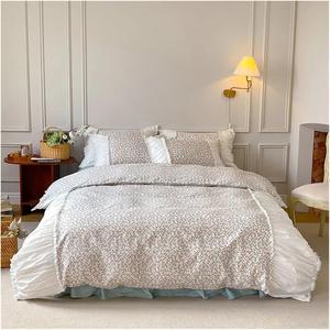 UOIO Французский винтажный комплект постельного белья UOIO с воланами и пэчворком