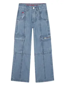 Джинсы карго с логотипом HUGO KIDS, синий