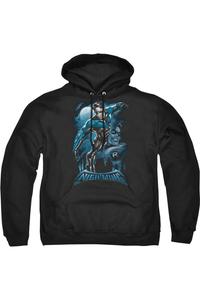 Толстовка с капюшоном Batman All Grown Up Adult Pull Over Hoodie / Толстовка с капюшоном Gildan, черный