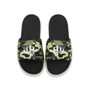 Шлепанцы унисекс зеленый камуфляж Omso