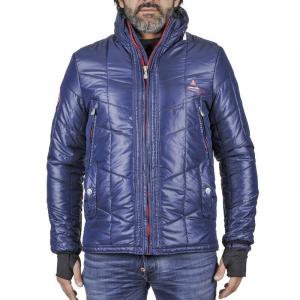 Мужской пуховик Peak Mountain, цвет navy blue/navy blue/navy blue