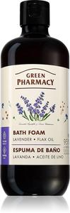 Пена для ванн с маслом лаванды и льна. Пена для ванн с лавандой. Green Pharmacy, 500 мл