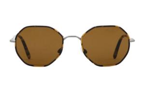 Мужские очки солнцезащитные неправильной формы черепахового окраса EMPORIO ARMANI, tortoiseshell