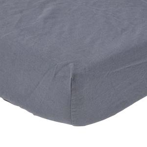 Простыня Homescapes темно-серый, 150/200 см
