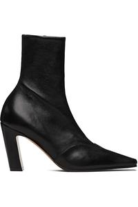 Невадские эластичные высокие сапоги Khaite, черный