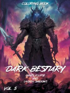 Dark Bestiary: Giants' Eclipse & Unseen Shadows: Coloring Book for Adults: 50 Stress-Relieving Dark Fantasy Images of Towering Titans, Mighty Giants, ... of the Shadows (Dark Bestiary Series) (Independently published)
