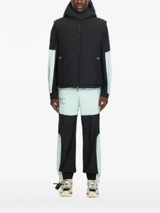 Стеганый жилет с диагональным узором и логотипом Arrow OFF-WHITE, черный