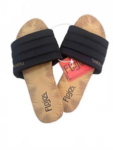 Женские шлепанцы Fiesta Lite черного цвета Flojos, черный