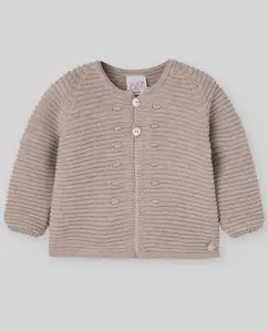 Детская кашемировая куртка коллекции Esencial Paz Rodríguez, светло-коричневый