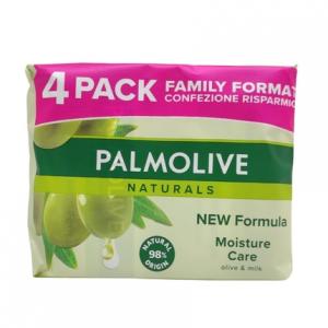 Твердое мыло, 90 г (4 шт.), оливковое с молоком. Palmolive