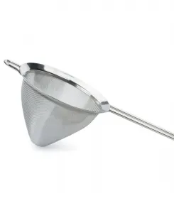 Конический сетчатый фильтр Endurance из нержавеющей стали, диаметр ячейки 16 см Rsvp International, серебряный