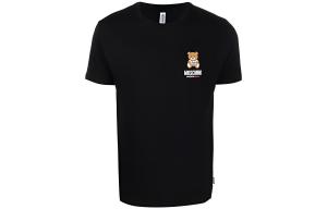 Футболка с логотипом Bear MOSCHINO, черный