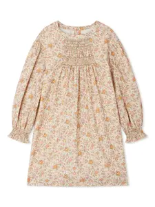 Хлопковое платье Bonpoint, нейтральный