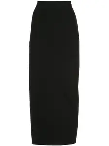 Трикотажная юбка Larry Rick Owens, черный