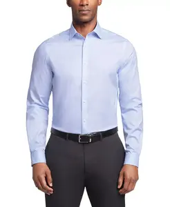 Мужская классическая рубашка Airsoft Stretch с ультра-легкой гладкой тканью Michael Kors, синий