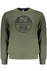 Толстовка мужская North Sails с логотипом, зеленый / черный