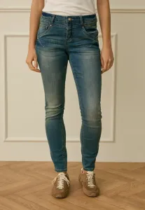 Джинсы amalie зауженного кроя Cream, Rich Blue Denim