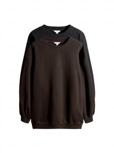 The Set Свитшот в черном цвете