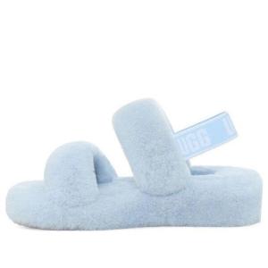 Сандалии oh yeah slide 'light blue' Ugg, голубой