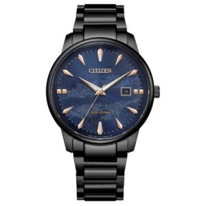 CITIZEN Часы Eco Drive Series Solar Quartz Movement Stainless Steel Strap Watch Men's Watch Blue Dial, Blue Dial