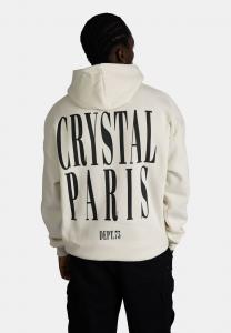 Толстовка FACE CRYSTAL PARIS, цвет coconut