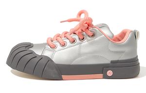 Нескользящие износостойкие низкие кроссовки, женские, серебристые Feiyue, Silver