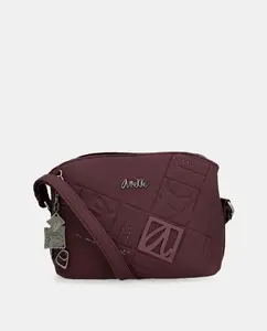 Средняя сумка через плечо Evolution с тремя отделениями Anekke, бордовый