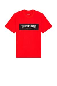 Футболка с логотипом на сетке True Religion, flame scarlet