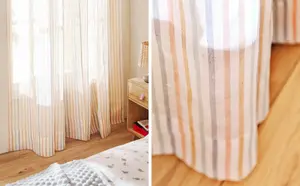 Занавеска в разноцветную полоску Zara Home, мультиколор