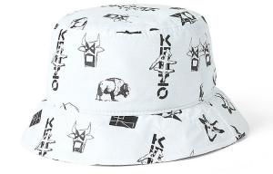 Панама Kenzo с принтом, белый