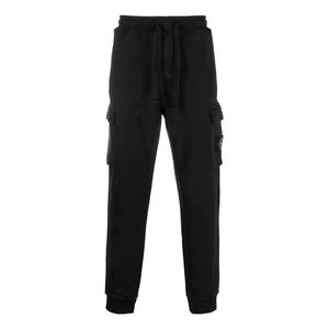 Брюки jogging pants 'black' Stone Island, черный