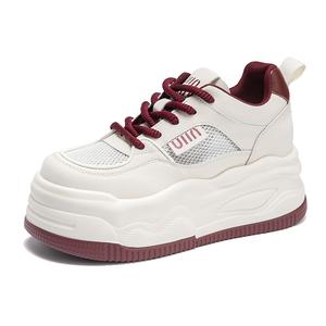 Низкие женские скейтерские кеды POOQ, красный