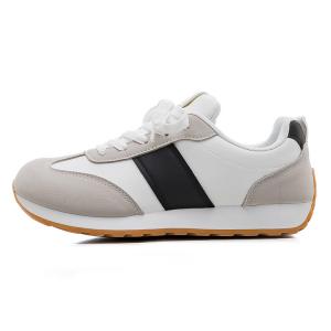 La Chapelle Скользоустойчивые женские кэжуал кеды лоу-топ бело-черные, цвет White Black