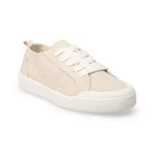 Женские кеды на шнуровке из парусины Sonoma Goods For Life, бежевый