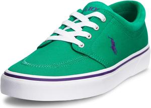 Polo Ralph Lauren мужские кроссовки Faxon X, Green/Purple