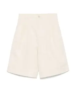 Белые шорты с застежкой на пуговицы спереди. Filippa K, белый