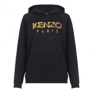 Свитер logo pattern cotton black Kenzo, черный