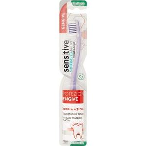 Зубная щетка Sensitive Mineral Active Genive Protection — ультрамягкая зубная щетка для чувствительных десен, Mentadent