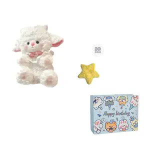 Очаровательная кукла в стиле хилерши с бантом принцесса маленький ягненок плюшевая кукла высота 22см/32см Fat Fat Dragon