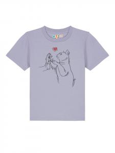 Футболка wat? Apparel, цвет lavender