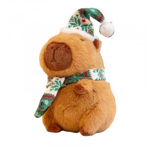 Плюшевая кукла из коллекции Cute Capybara Collection высотой 25 см MLING, зеленый