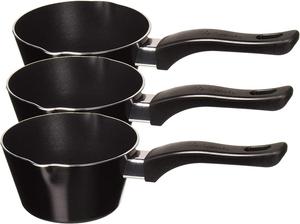 Набор сотейников Uniware с антипригарным покрытием, 3 шт, черный