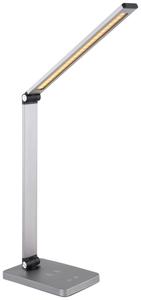 Настольная светодиодная лампа Novel, серый/опал