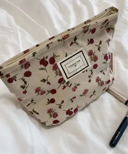 Вельветовый ретро-кошелек с цветочным принтом Aimoha - Select -, цвет Off White