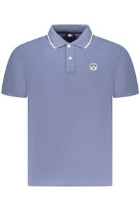 Мужское поло North Sails с коротким рукавом и контрастными деталями, синий